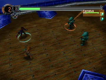 Skies of Arcadia Legends screen shot game playing